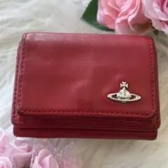 viviennewestwood 財布 三つ 折り レッド