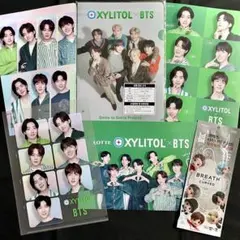 BTS 公式 ロッテ キシリトール 非売品 クリアファイル 6枚