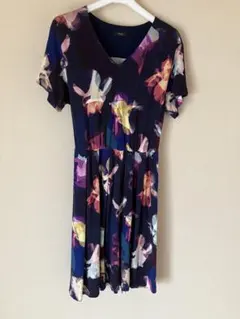 美品　PSポールスミス　プリンテッド ソフト マウンテンスタディ ワンピース 美品 PSポールスミス プリンテッド ソフト マウンテンスタディ