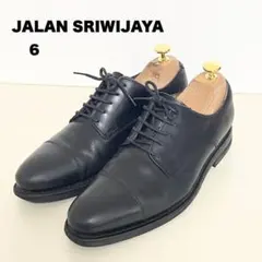 JALAN SRIWIJAYA 革靴 ストレートチップ レザー ブラック 6のサムネイル