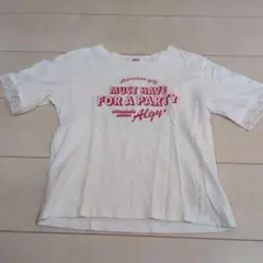 ALGY ホワイト Tシャツ レース付き