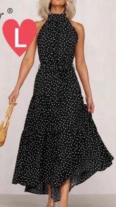 ワンピース ロングワンピース マキシ ドット柄 ZARA snidel好きな方