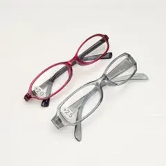 老眼鏡★２点セット★シニアグラス+2.0 +2.5