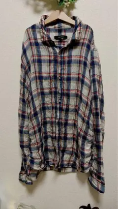 Johnbull シャーリングチェックシャツ