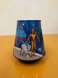 【当時物・訳あり】東京ディズニーランド スターツアーズ 缶貯金箱 TDL レア