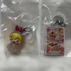 アイカツ！めじるしアクセサリー 星宮いちご 2種 セブンキャンペーンカード１枚