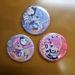 Re:ゼロから始める異世界生活 ラム&レム 缶バッジ