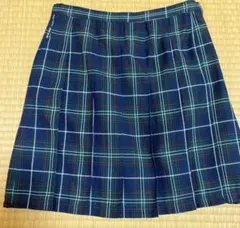 COMME CA ISM チェック柄プリーツスカート 150A