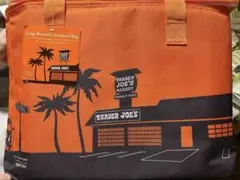 【新品・未使用】Trader Joe's‎ 大容量クーラーバッグ オレンジ‎