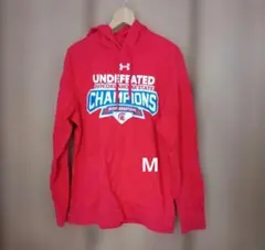 UNDER ARMOUR　アンダーアーマー　長袖　パーカー　2019 　赤　M