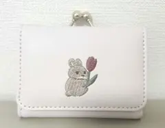 Bleu Bleuet モイミー うさぎ ミニ財布 ピンクのサムネイル