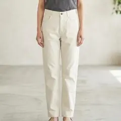 Calvin Klein　ホワイトカジュアルパンツ　L062のサムネイル