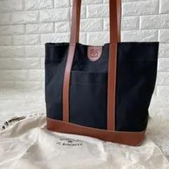 IL BISONTE✨未使用級キャンバス×レザー　トートバッグ　近年モデル　自立