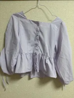 美品 23区 フリルカラーブラウス 38 ラベンダーパープル - メルカリ