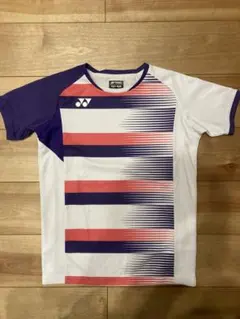 YONEX ヨネックス Tシャツ ホワイト パープル XS