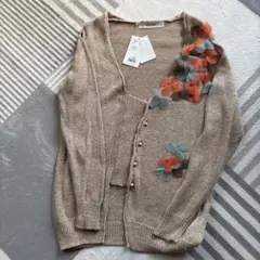 ニット 花