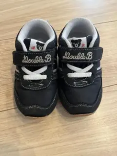 Double B ベビーシューズ ブラック　15㎝