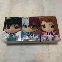 Qposket ヒロアカ 緑谷出久 轟焦凍 麗日お茶子 セット