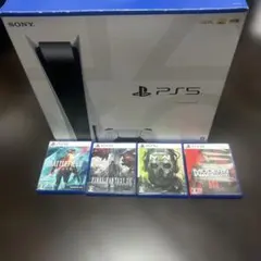 SONY PlayStation 5 本体＋ソフト4個セット