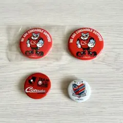 北海道　コンサドーレ札幌　缶バッチ　4個　応援グッズ