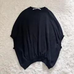 コグザビッグスモーク ワイド スウェット トップス ブラックのサムネイル