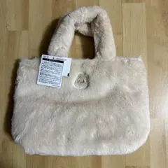 ディズニー　リゾート　ランド　シー　チップ　デール　ファーバッグ　ベージュ