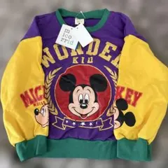 【新品】チマジロ×micorrid ミッキーマウス トレーナー 120㎝
