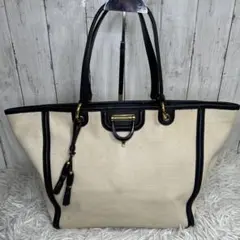 GUCCI トートバッグ　日本限定　タッセル　ホースビット　キャンバス　レザー