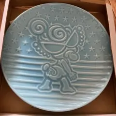 ヒスミニ お皿 陶器 ライトブルーのサムネイル