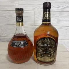 Chivas Regal 1L CATON XO 古酒 ブランデー セット Chivas Regal 1L CATON XO 古酒 ブランデー セット - メルカリ
