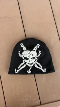 SUPREME Y's スカル刺繍 ニット帽