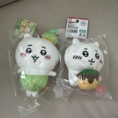 ちいかわハチワレご当地 ぬいぐるみキーチェーン2体