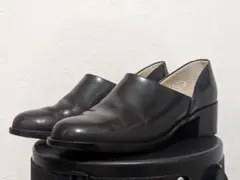 haruta スポックシューズ ヒールアップ 24.5cm ブラウン