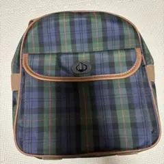 チェック柄 通園リュック