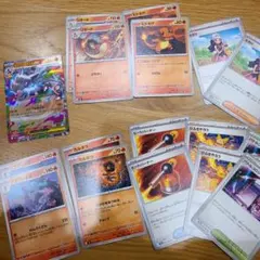 ポケカ インフェルノX炎強化お得セット！メガリザードンXex美品！超汎用