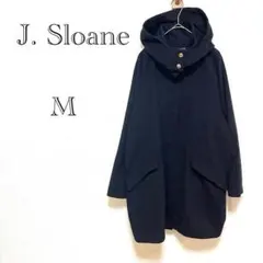 J.Sloane ジェイスローアン ロングコート Mサイズ ブラック 裏地総柄