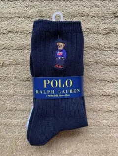 RALPH LAUREN ラルフローレン ベアー刺繍ソックス
