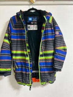 子供用 スキーウェア ストライプデザイン