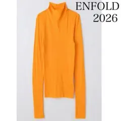 26年　ENFOLD LONG-SLEEVES T-SHIRT オレンジ　完売品のサムネイル