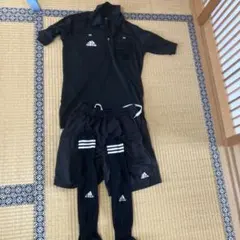 adidas アディダス レフェリー 半袖ユニフォーム 上下ソックスセット