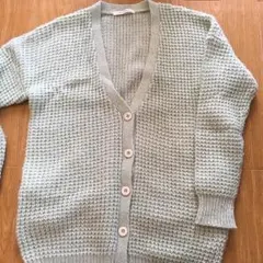 moussyニットカーディガン