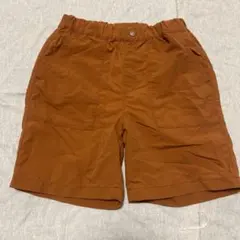 UNIQLO 130 ハーフパンツ オレンジ
