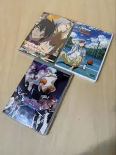 黒子のバスケ　ブリーチ　家庭教師ヒットマンREBORN! DVD３枚セット