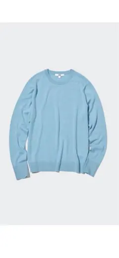 エクストラファインメリノクルーネックセーター　ユニクロ