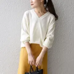 SHIPS シップス ウール Ｖネック ニット