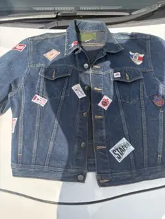 90s platinum fubu HarlemxHarlem デニムジャケット - メルカリ