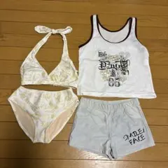 女の子向けセパレート水着セット