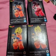 ドラゴンボール Z 孫悟空 フィギュア 4体セット　スピリットフリックス