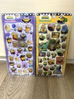 ミニオンズ　プチドロップステッカー 2点セット