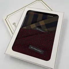 【新品未使用】バーバリー ハンカチ ノバチェック 2枚セット